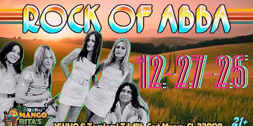 ROCK OF ABBA - A LIVE ABBA CONCERT EXPERIENCE at Mango Rita's Rhythm House