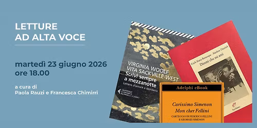 Letture ad alta voce | Epistolari