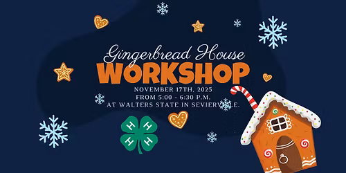 4-H Gingerbread House Workshop