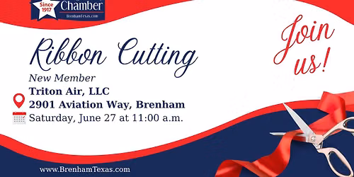 Ribbon Cutting \u2013 New Member Triton Air, LLC