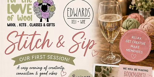 Stitch & Sip Crochet Experience
