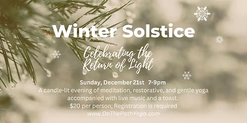 Solstice: A Kinder, Gentler Celebration