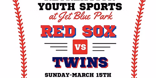 Red Sox vs Twins: Sanibel Recreation Youth Sports Day at Jet Blue Park