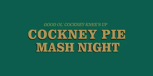 Pie & Mash Night at YBC - May