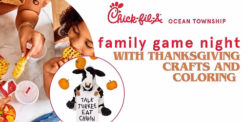 Family Game Night with Thanksgiving Crafts and Coloring Pages! 