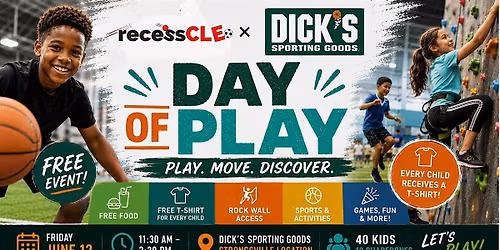 FREE Youth Sports & Play Experience at Dick's Sporting Goods (Strongsville)