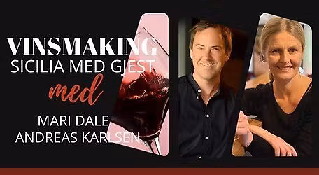 Vinsmaking Sicilia m\/ gjest Mari Dale\ud83c\udf47