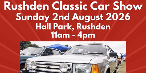 Rushden Classic Car Show 2026