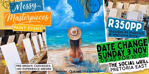 Messy Masterpieces Paint MORNING @ The Social Grill