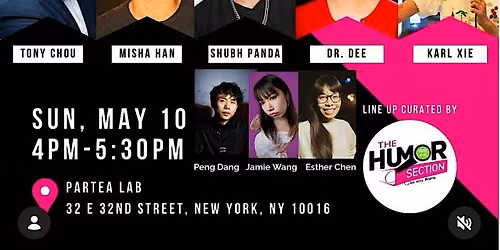 JEST ASIANS - Asian comedy night by Humor Section (Lab Edition) \u4e9a\u88d4\u8131\u53e3\u79c0