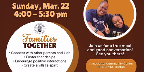 Families Together -Free Community Meal