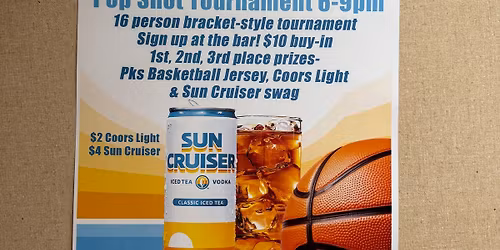 March Madness Pop-a-shot contest at PK’s • Fri 3/20