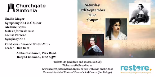 Churchgate Sinfonia Autumn Concert September 2026