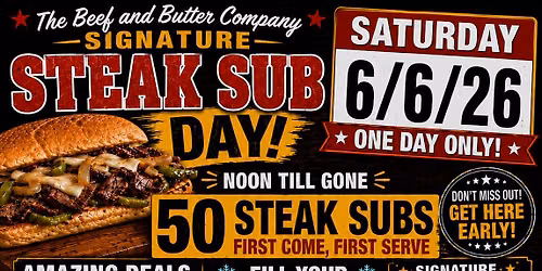 Steak Sub Day