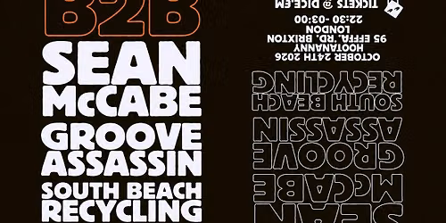 Atjazz B2B Sean McCabe, Groove Assassin + South Beach Recycling