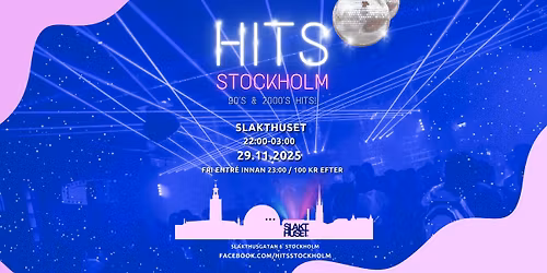 HITS Stockholm 90's & 2000's \u2502 Slakthuset