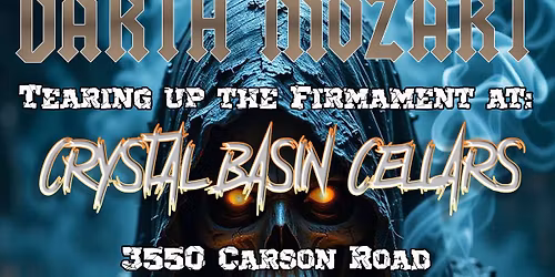 A Darth Mozart Halloween @ Crystal Basin in Camino!