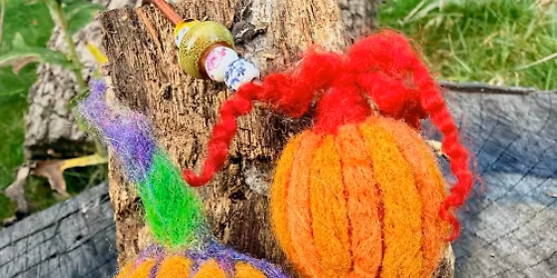 Wool pumpkin or pendant