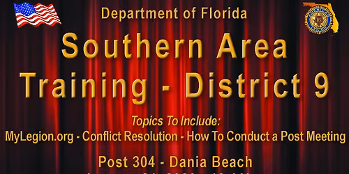 Southern Area Training for District 9