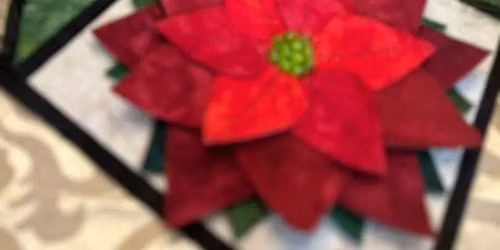 Applismith Poinsettia Table Runner with Laureen