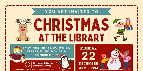 Christmas at the Library