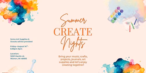 Summer Create Nights