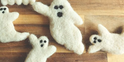 Spooky Needle Felting Workshop for Kids