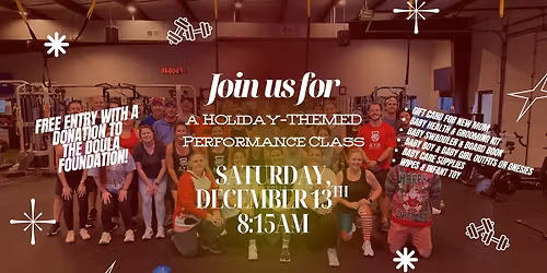AYB Holiday Class Benefiting the Doula Foundation