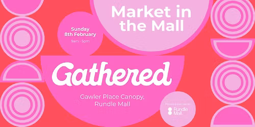 Gathered Market in the Mall