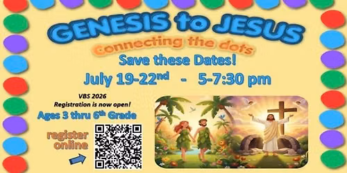 VBS - Genesis to Jesus! VBS 2026