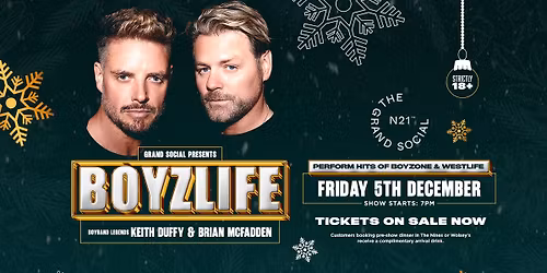 The Grand Social Presents Boyzlife