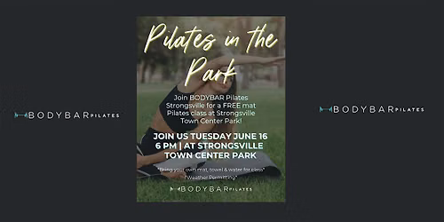 Pilates in the Park at Strongsville Town Center