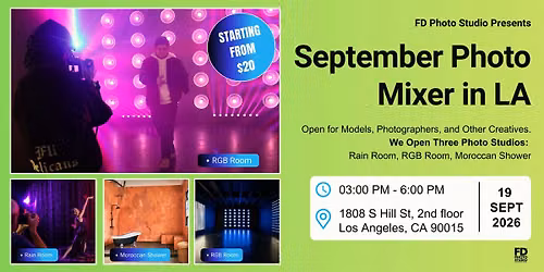 September Photo Mixer in Los Angeles