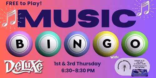 Music Bingo at Deluxe Brewing