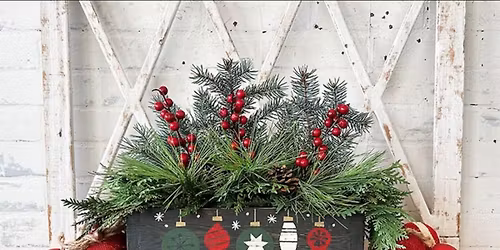 DIY Fresh Greens Pedestal Box Workshop