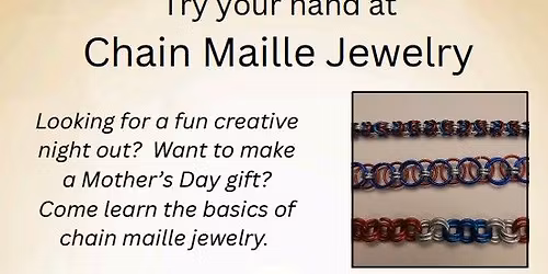 Chain Maille Jewelry Class