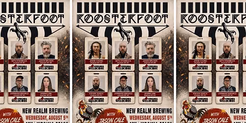 Roosterfoot w\/ Jason Cale Band at New Realm Brewing Co. Va Beach