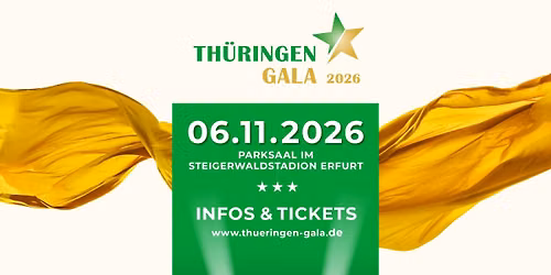 TH\u00dcRINGEN GALA 2026