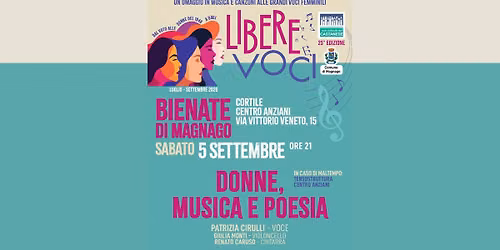 DONNE, MUSICA E POESIA🎶​🎼​🎤​