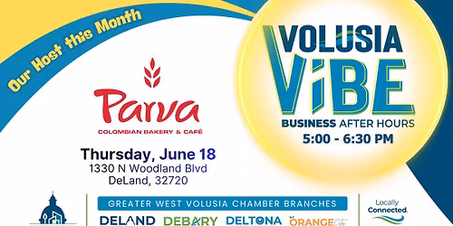 Volusia Vibe: Business After Hours at Parva Colombian Bakery & Restaurant