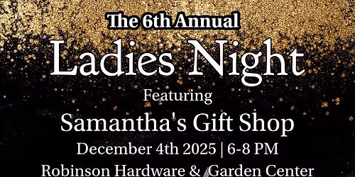 Ladies Night! Featuring Samantha's Gift Shop