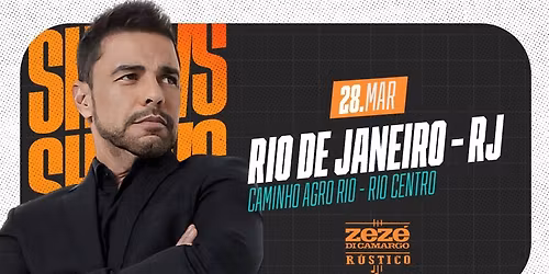 Show Zez\u00e9 di Camargo no Rio de Janeiro (RJ)