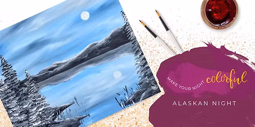Alaskan Night Paint & Sip