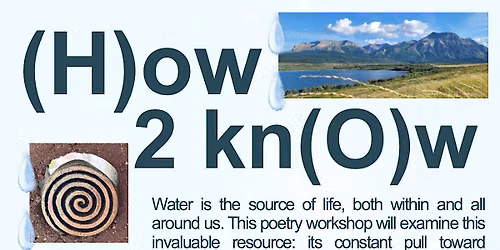 How 2 knOw: Poetry Workshop