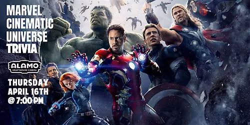 Marvel Cinematic Universe Trivia Alamo Drafthouse Cinema Crystal City