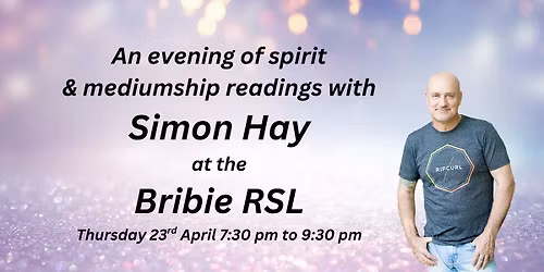 Aussie medium, Simon Hay at the Bribie RSL