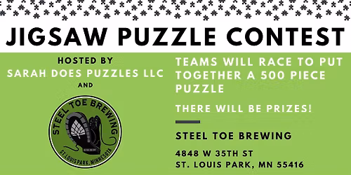 Team Jigsaw Puzzle Contest at Steel Toe Brewing - January 2026