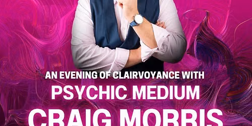International and theatre medium Craig Morris 