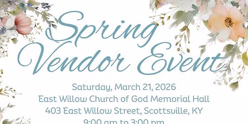 2026 Spring Vendor Event