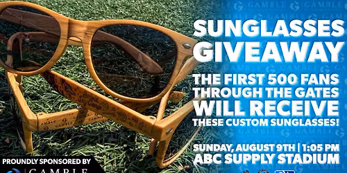 Sunglasses Giveaway - Presented by Gamble Wealth Management